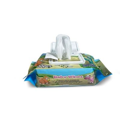 50gsm Spunlace никакого младенца Fluorescer влажного не обтирает для Newborn младенцев
