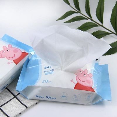 Младенец кожи дружелюбный бамбуковый обтирает Biodegradable 120pcs Eco дружелюбное