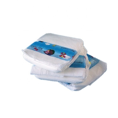 Сплетенные равниной пеленки младенца Nonwoven ткани устранимые с каналом предохранения утечки 3D