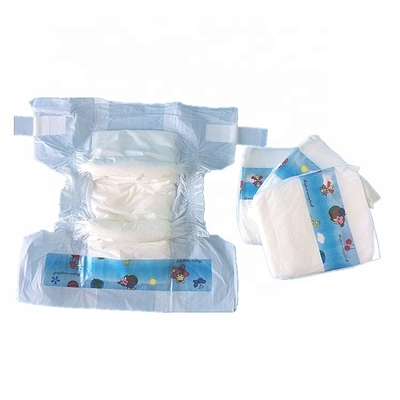 Сплетенные равниной пеленки младенца Nonwoven ткани устранимые с каналом предохранения утечки 3D