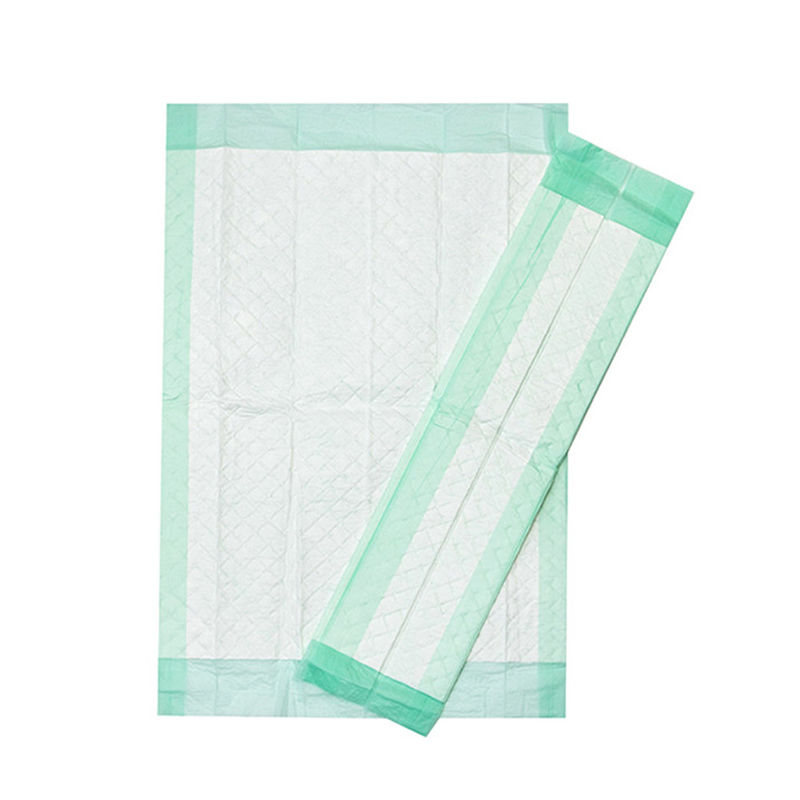 Цвет Underpads японский SAP устранимой кровати Backsheet 60*90cm PE голубой