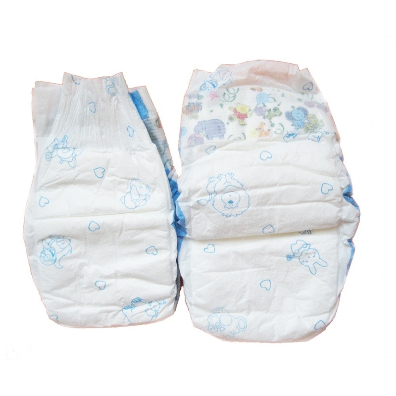 Цвет напечатал Newborn устранимое предохранение от утечки Topsheet 3D пеленок не сплетенное